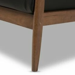 Venza Mid Century Modern Walnut Wood Faux Leather Lounge Chair Black - Baxton Studio 14 Venza Mid Century Modern Walnut Wood Faux Leather Lounge Chair Black - Baxton Studio -Living Room Chairs store unnamed file 1462