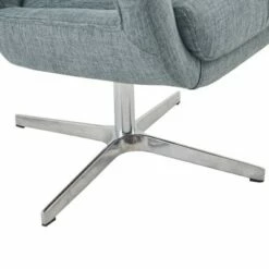 Ink+Ivy Daisy Swivel Chair Blue -Living Room Chairs store unnamed file 14631