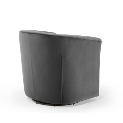 Prospect Tufted Performance Velvet Swivel Armchair - Modway Emerald 5 Prospect Tufted Performance Velvet Swivel Armchair - Modway Emerald - Image 3