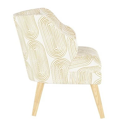 Mandolene Accent Chair Oblong Mustard - Project 62™ 4 Mandolene Accent Chair Oblong Mustard - Project 62™ - Image 2