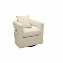 Vivi Fabric Swivel Chair - Abbyson Living Ivory -Living Room Chairs store unnamed file 14673