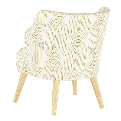 Mandolene Accent Chair Oblong Mustard - Project 62™ 5 Mandolene Accent Chair Oblong Mustard - Project 62™ - Image 3