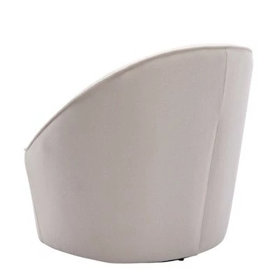 Barrel Swivel Chair Cream - WOVENBYRD 9 Barrel Swivel Chair Cream - WOVENBYRD - Image 7