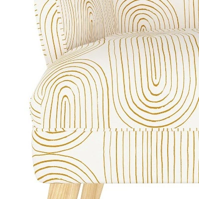 Mandolene Accent Chair Oblong Mustard - Project 62™ 6 Mandolene Accent Chair Oblong Mustard - Project 62™ - Image 4