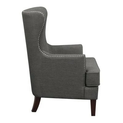Avery Accent Chair - Picket House Furnishings Charcoal 4 Avery Accent Chair - Picket House Furnishings Charcoal - Image 2