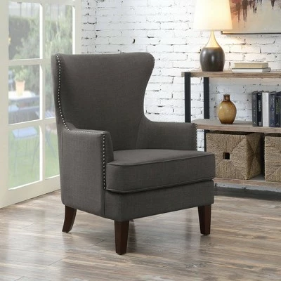 Avery Accent Chair - Picket House Furnishings Charcoal 6 Avery Accent Chair - Picket House Furnishings Charcoal - Image 4