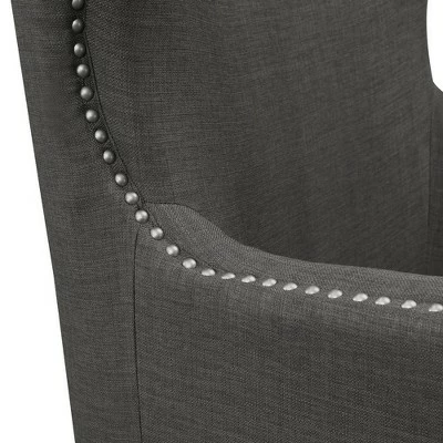 Avery Accent Chair - Picket House Furnishings Charcoal 9 Avery Accent Chair - Picket House Furnishings Charcoal - Image 7