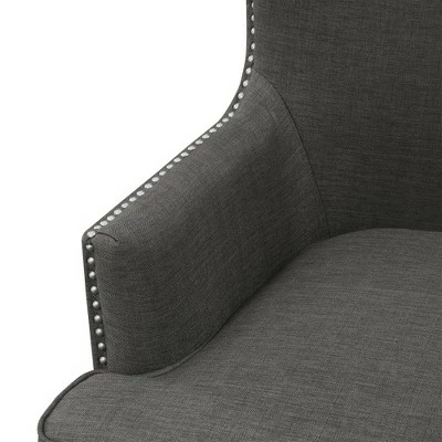 Avery Accent Chair - Picket House Furnishings Charcoal 10 Avery Accent Chair - Picket House Furnishings Charcoal - Image 8