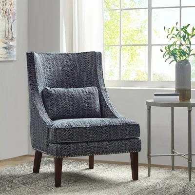 Madison Park Alvarado Accent Chair Navy 3 Madison Park Alvarado Accent Chair Navy
