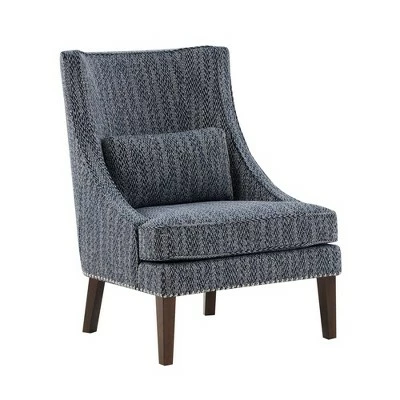 Madison Park Alvarado Accent Chair Navy 4 Madison Park Alvarado Accent Chair Navy - Image 2