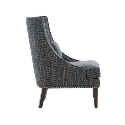 Madison Park Alvarado Accent Chair Navy 5 Madison Park Alvarado Accent Chair Navy - Image 3