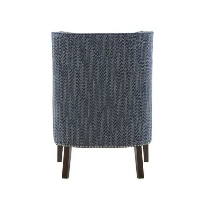 Madison Park Alvarado Accent Chair Navy 7 Madison Park Alvarado Accent Chair Navy - Image 5