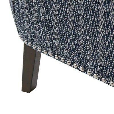 Madison Park Alvarado Accent Chair Navy 9 Madison Park Alvarado Accent Chair Navy - Image 7