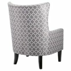 Madison Park Carissa Shelter Wing Chair - Gray