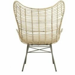 Malia Rattan Wingback Armchair - White Wash - Safavieh -Living Room Chairs store unnamed file 14796