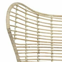 Malia Rattan Wingback Armchair - White Wash - Safavieh -Living Room Chairs store unnamed file 14799