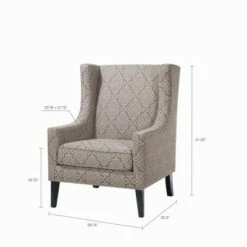 Madison Park Colette Wing Chair Navy 14 Madison Park Colette Wing Chair Navy -Living Room Chairs store unnamed file 14833