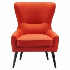 Adore Decor Modern Wingback Chair - Adore Décor Orange -Living Room Chairs store unnamed file 14846
