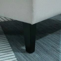 HomCom Linen Fabric Button Tufted Tall Wingback Accent Chair with Wooden Legs 12 HomCom Linen Fabric Button Tufted Tall Wingback Accent Chair with Wooden Legs -Living Room Chairs store unnamed file 14850