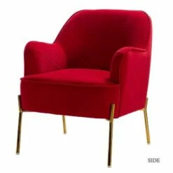 Odo Upholstered Accent Arm Chair Velvet | Karat Home 40 Odo Upholstered Accent Arm Chair Velvet | Karat Home -Living Room Chairs store unnamed file 1494