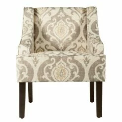 Swoop Accent Armchair - HomePop Bold Paisley -Living Room Chairs store unnamed file 150