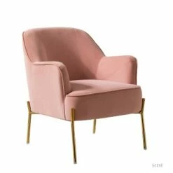 Odo Upholstered Accent Arm Chair Velvet | Karat Home 50 Odo Upholstered Accent Arm Chair Velvet | Karat Home -Living Room Chairs store unnamed file 1504