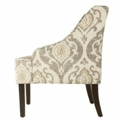 Swoop Accent Armchair - HomePop Bold Paisley -Living Room Chairs store unnamed file 151