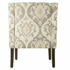 Swoop Accent Armchair - HomePop Bold Paisley -Living Room Chairs store unnamed file 153