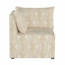 French Seamed Corner Chair Oblong Mustard - Project 62™