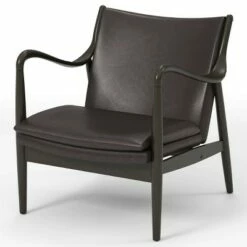 Kelowna Curved Arms Accent Chair - miBasics Dark Brown -Living Room Chairs store unnamed file 1594