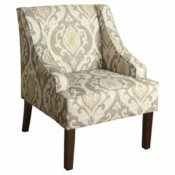 Swoop Accent Armchair - HomePop Bold Paisley -Living Room Chairs store unnamed file 160