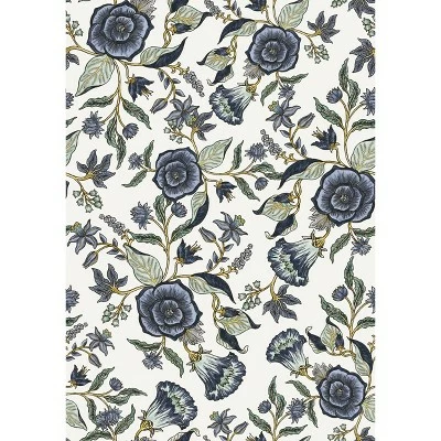 English Armchair Tar Shaded Floral Blue - Threshold™ 7 English Armchair Tar Shaded Floral Blue - Threshold™ - Image 5