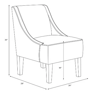 Hudson Accent Chair Tamara Natural - Threshold™ 8 Hudson Accent Chair Tamara Natural - Threshold™ - Image 6