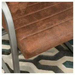 Set of 2 Alta Upholstered Armchairs Brown - Christopher Knight Home