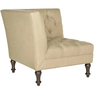 Jack Tufted Corner Chair - Antique Gold - Safavieh 4 Jack Tufted Corner Chair - Antique Gold - Safavieh - Image 2