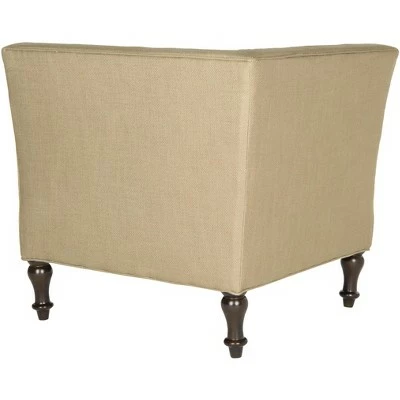 Jack Tufted Corner Chair - Antique Gold - Safavieh 5 Jack Tufted Corner Chair - Antique Gold - Safavieh - Image 3