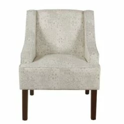 Swoop Accent Armchair - HomePop Bold Paisley -Living Room Chairs store unnamed file 166