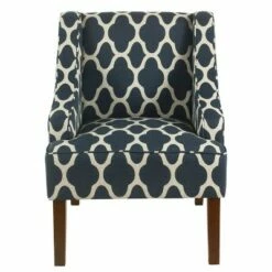 Swoop Accent Armchair - HomePop Bold Paisley -Living Room Chairs store unnamed file 167