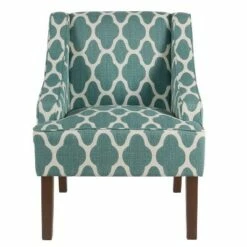 Swoop Accent Armchair - HomePop Bold Paisley -Living Room Chairs store unnamed file 168