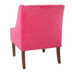 Modern Velvet Swoop Arm Accent Chair - Homepop Aqua Blue -Living Room Chairs store unnamed file 1687