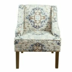 Swoop Accent Armchair - HomePop Bold Paisley -Living Room Chairs store unnamed file 170