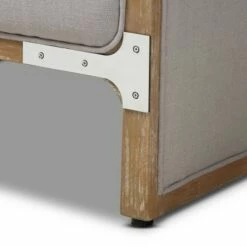 Terina Industrial Oak Wood Armchair with Metal Accents Beige - Baxton Studio -Living Room Chairs store unnamed file 1721