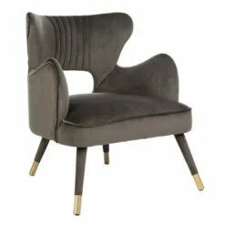 Blair Wingback Accent Chair - Safavieh Slate Blue/gold -Living Room Chairs store unnamed file 1755
