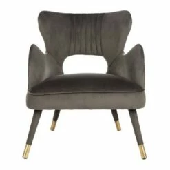 Blair Wingback Accent Chair - Safavieh Slate Blue/gold -Living Room Chairs store unnamed file 1762