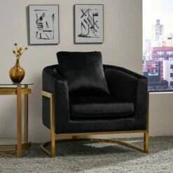 Briarcliff Modern Glam Velvet Armchair - Christopher Knight Home Green