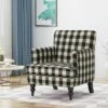 Harrison Tufted Club Chair - Christopher Knight Home Blue