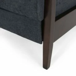 Plevna Contemporary Fabric Upholstered Pushback Recliner - Christopher Knight Home Charcoal/chocolate Brown -Living Room Chairs store unnamed file 1827