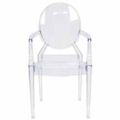 Flash Furniture Ghost Chair with Arms in Transparent Crystal -Living Room Chairs store unnamed file 1882