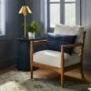 Threshold Designed W/Studio McGee Park Valley Ladder Back Wood Arm Accent Chair - Threshold™ designed with Studio McGee Cream -Living Room Chairs store unnamed file 190