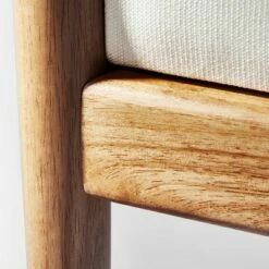 Threshold Designed W/Studio McGee Park Valley Ladder Back Wood Arm Accent Chair - Threshold™ designed with Studio McGee Cream -Living Room Chairs store unnamed file 193